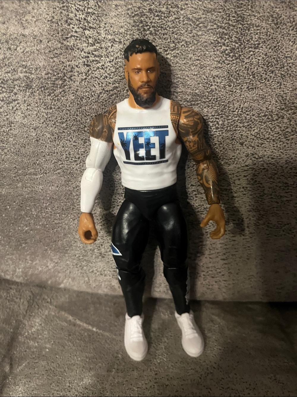 Mattel WWE Main Event Swries 153 Jey USO 6 “ Action Figure - “YEET” Attire